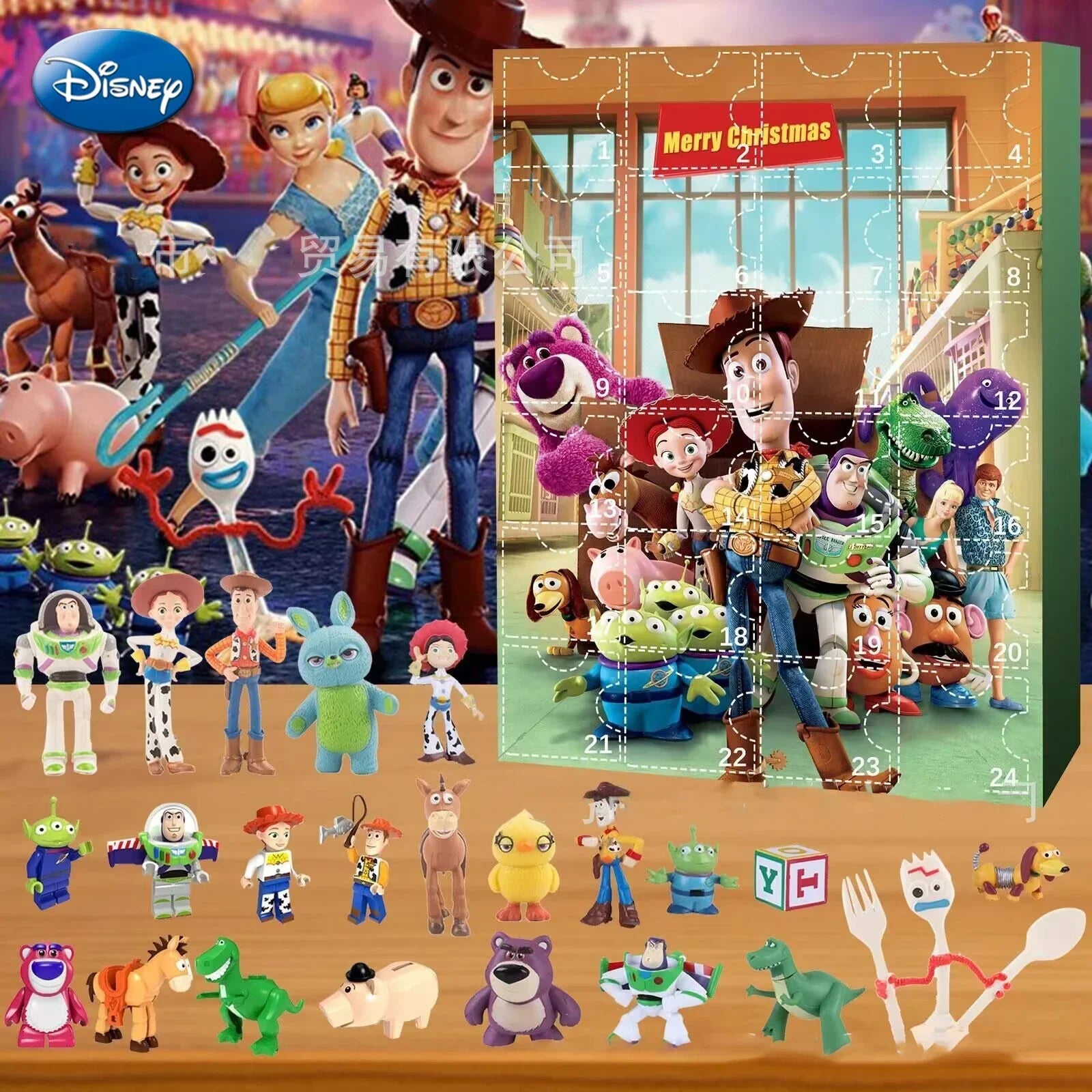 Kalendarz adwentowy Lilo i Stitch z figurkami