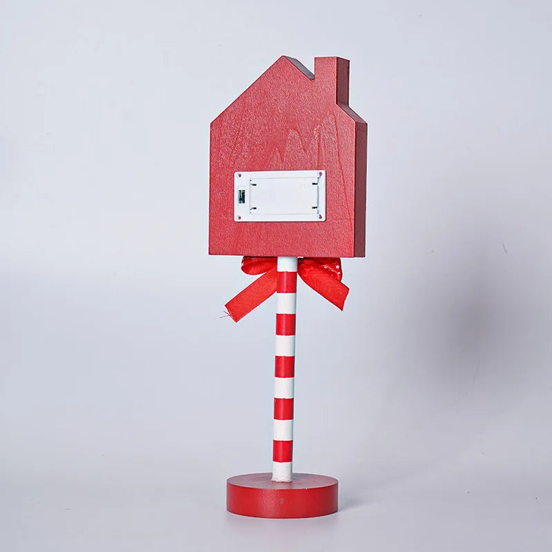 Lampka LED Santa Stop Here - dekoracja stołowa