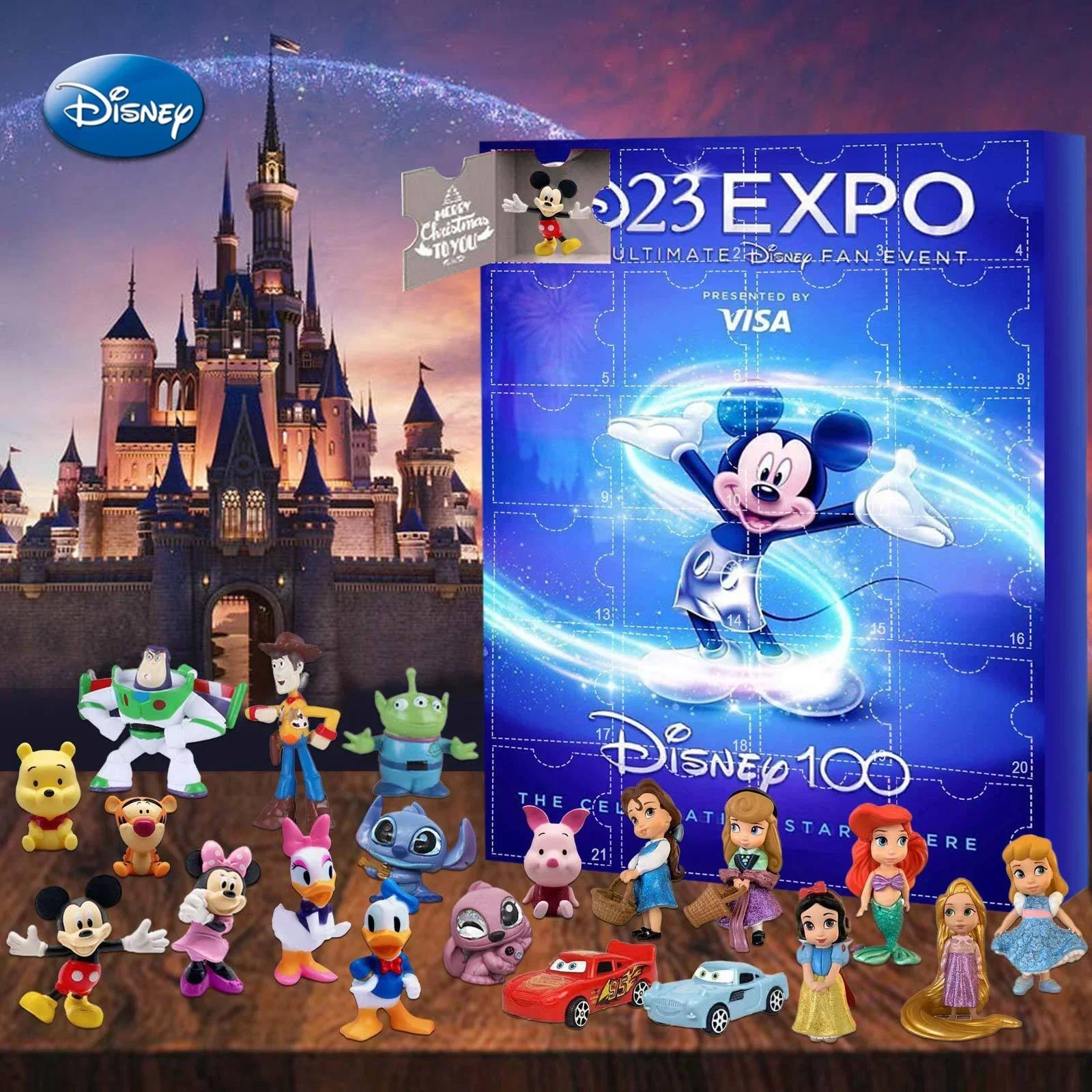 Kalendarz adwentowy Lilo i Stitch z figurkami