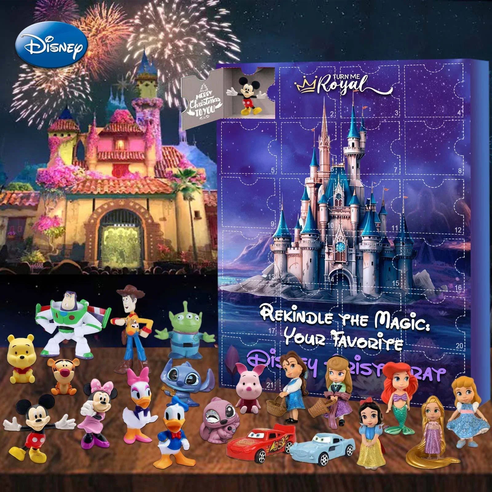 Kalendarz adwentowy Lilo i Stitch z figurkami